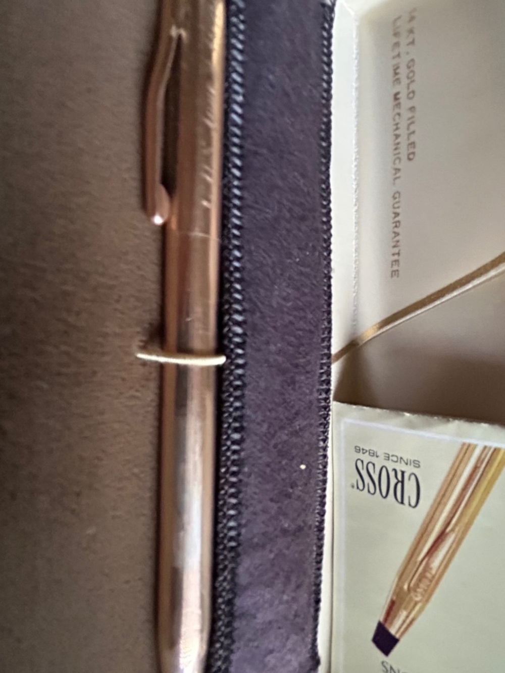 vintage cross 14 kt gold filled pen